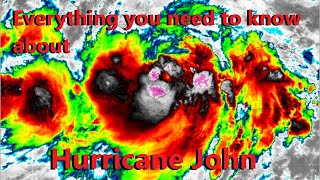 Everything you need to know about Dangerous Hurricane John [upl. by Nelak]