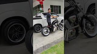 Honda Shadow VT600 custom exhaust sound test [upl. by Yllen]