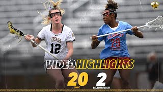 UMBC Womens Lacrosse vs Delaware State  21024 [upl. by Ahsi]