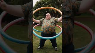 Hula Hoop Dancing amp Banana Peel SlipNSlide Obese Friends in Wacky Workout Fun [upl. by Beetner]