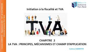 COURS DE FISCALITÉ  GEA  PRINCIPES ET MÉCANISMES DE LA TVA  Vidéo 21 [upl. by Drareg]