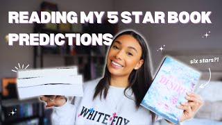 reading my 5 star book predictions  opening lots of book mail ✨💌 spoiler free reading vlog [upl. by Marjana]