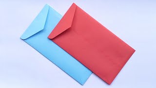 How To Make Official Envelope Full Tutorial  Envelope Making Ideas With glue and scissor At Home [upl. by Correy]