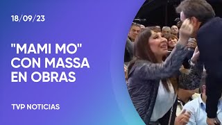 Acto de Sergio Massa en el Estadio Obras [upl. by Enecnarf758]