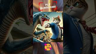 Cat Love Story🥰 猫之爱故事 第二部分  cat cutecat cute superhero [upl. by Gaddi]