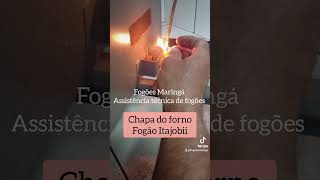 Chapa do forno  Fogão Itajobi  Fogões Maringá cozinha dicas fogaoindustrial fogueira [upl. by Vena]