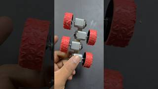 DIY 4 DC Motor Car Build Your Own Powerful Electric Toy Car shorts dcmotor motor experiment [upl. by Ninetta]