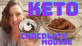 Keto Chocolate Mousse [upl. by Tattan]