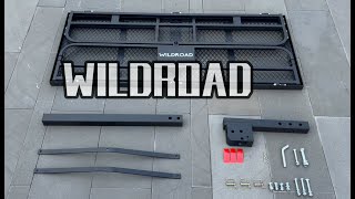 WILDROAD Hitch Cargo Carrier Installation Instruction [upl. by Htevi]