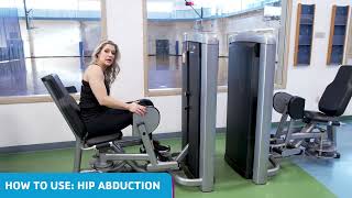 Kenosha YMCA  How to Use the LifeFitness Hip Abduction Machine [upl. by Teria]