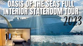 Oasis of the Seas Full Interior Stateroom Tour 2023 Room 11531 [upl. by Petronille]