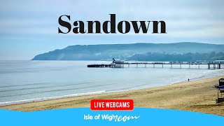 🔴 Sandown Esplanade amp Beach Webcam  Sandown Isle of Wight  LIVE UK Webcams [upl. by Ahtenak]