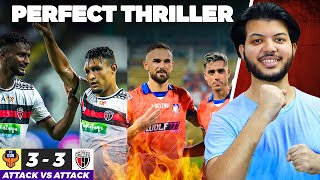 NORTHEAST UNITED amp FC GOA PLAYED THE CRAZIEST INDIAN SUPER LEAGUE MATCH 33 indianfootball [upl. by Katonah234]