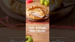 TORTA DI SFOGLIA MELE E RICOTTA la Ricetta Facile di BuonIdea shorts [upl. by Laekim469]