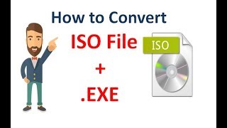 how to convert iso file to exe formate convert image software file to exe formate [upl. by Erbua360]