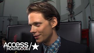 It Movie Bill Skarsgård On Playing Pennywise amp Being Known As The Hot Clown [upl. by Aeirdna]