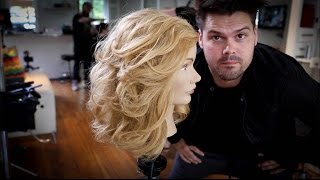 Layered Haircut For Long Thick Hair  MATT BECK VLOG 49 [upl. by Medwin]