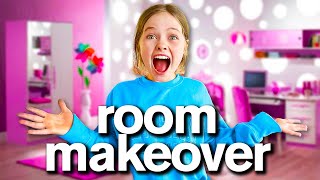 Surprise Back To School ROOM MAKEOVER [upl. by Sirk830]