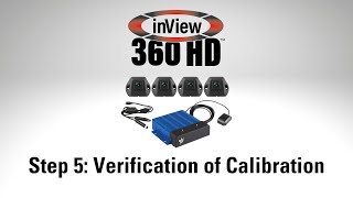 inView 360 HD Installation and Calibration Training  Step 5 Verification [upl. by Elolcin]