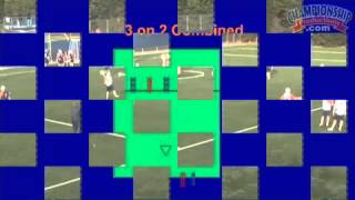 3 on 2 Lacrosse Combo Shooting Drill [upl. by Lecram]