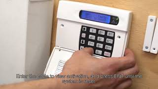 How to reset Menvier alarm  TS690 TS700 and TS900 alarm models [upl. by Einnek676]