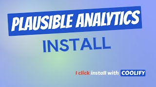 How To Install Plausible With One Click [upl. by Nerfe]