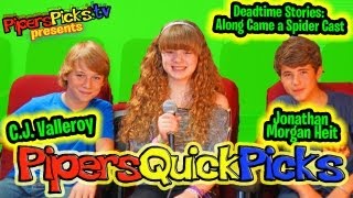 DEADTIME STORIES Behind the Scenes CAST Interview for Along Came a Spider SPOILERS Nickelodeon [upl. by Sisak]