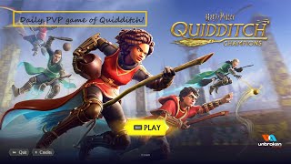 Daily Game of Quidditch Champions PVP 25  Quick SeekerChaser game [upl. by Anallise425]