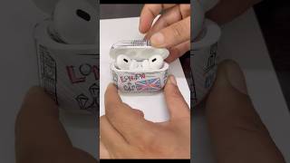 Apple Air Pods Pro Wrapping Skin apex apple airpods wrappingsticker ppf like subscribe [upl. by Cleave548]