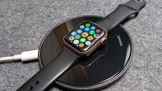 Can you Charge Apple Watch with ANY Wireless Charger Pad  Series 10 9 8 7 65 43 [upl. by Ojillek508]