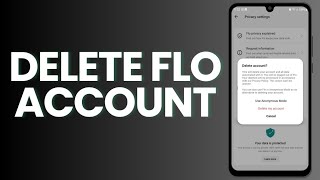 How To Delete Account In Flo App  Delete Flo Account [upl. by Norbie]