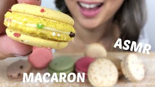 Macaron  ASMR NO Talking Eating Sounds  NE Lets Eat [upl. by Arahahs66]