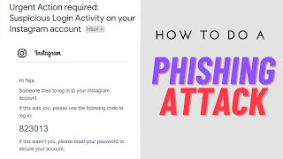 How Hackers do Phishing Attacks to hack your accounts [upl. by Nelie]