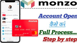 How to open monzo bank account in uk  How to set up a Monzo Bank accountNew Updates 2021checkhint [upl. by Col54]