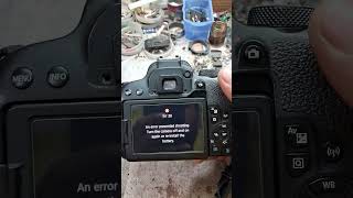 canon 800D Error 30 Problem  Sutter Problem [upl. by Ahsirtap576]