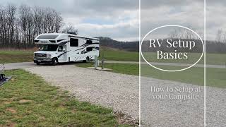 RV Setup Basics  Jayco Greyhawk 31F [upl. by Yesnikcm]