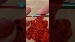 Bobble stitch for a sensory effect crochettutorial [upl. by Gothar]