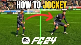 FC 24 How to Jockey in EA Sports FC 24  Defend Like PRO fc24 [upl. by Stoat]