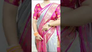 Easy kanjivaram silk saree draping perfectly  How to wear silk saree for wedding amp party [upl. by Reggie236]