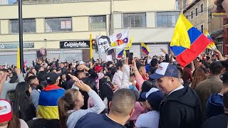 Petro Presidente más del 81 apoyo en Pasto Nariño Calle 15 celebrando viva Colombia Francia Vice [upl. by Mallin40]