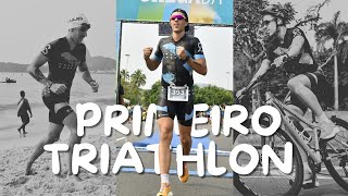 Meu primeiro TRIATHLON sprint [upl. by Yelrah]