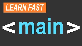 HTML main Tag Tutorial Semantic Element Easy Guide for Beginners [upl. by Callan332]