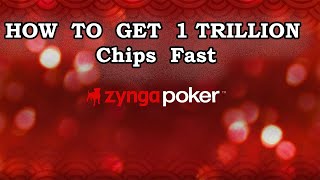 Zynga Poker How To Get 1 Trillion Chips Fast Easy Tutorial 2024 [upl. by Arretak]