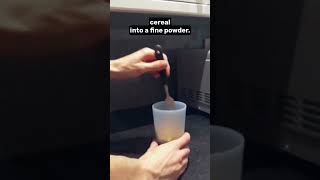 Extracting Iron from Cereal At Home shorts science cereal [upl. by Ellerehs964]