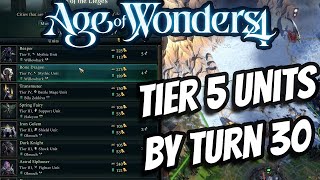 5 whispering stones vassal build  Age of Wonders 4 Guide [upl. by Ebert715]