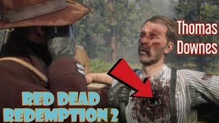 You Can Shoot Thomas Downes Without Failing Mission Where Arthur Gets Tuberculosis  Rdr2 [upl. by Plume213]