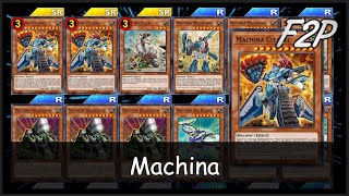 MACHINA  F2PP2W Deck Analysis amp Testing YuGiOh Duel Links [upl. by Tilda]