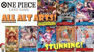 ALL the Amazing Alt Arts from PRB01 Revealed These are Ridiculous One Piece TCG News [upl. by Baggett]