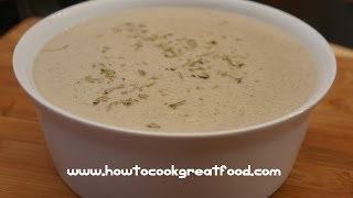 Mushroom amp Gorgonzola Cheese howtocook soup souprecipes Recipe  How to cook great food [upl. by Tnafni]