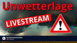 Gewitter und Unwetter live am Donnerstag [upl. by Bibi]